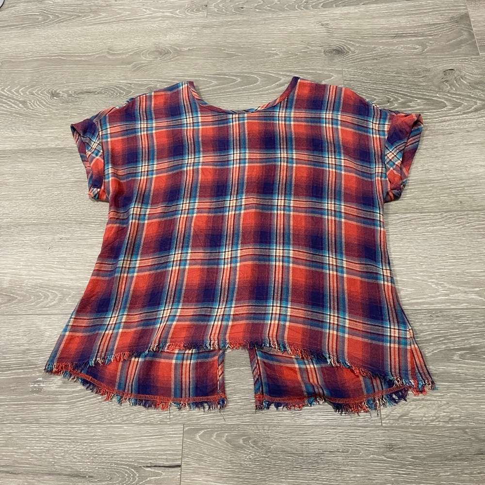 Anthropologie plaid shirt